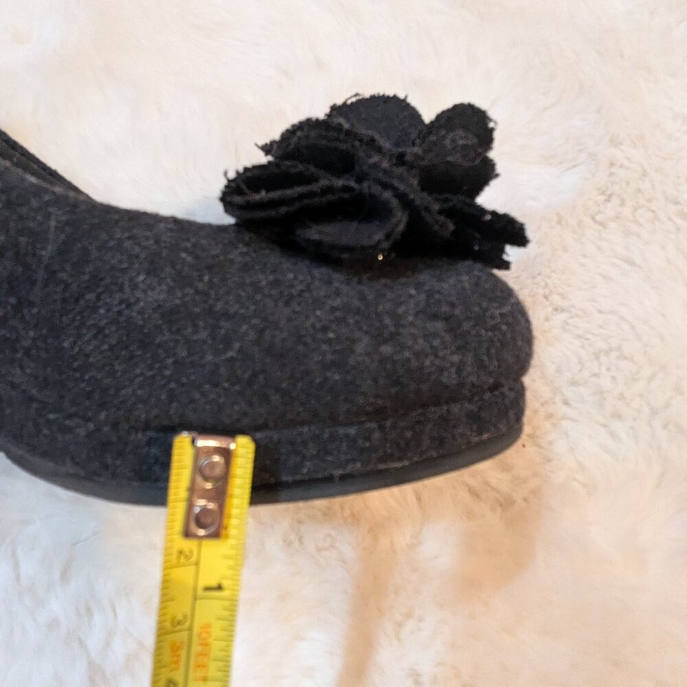 GUC Lindsay Phillips Dark Grey Wedge Size 7 - Picture 9 of 9
